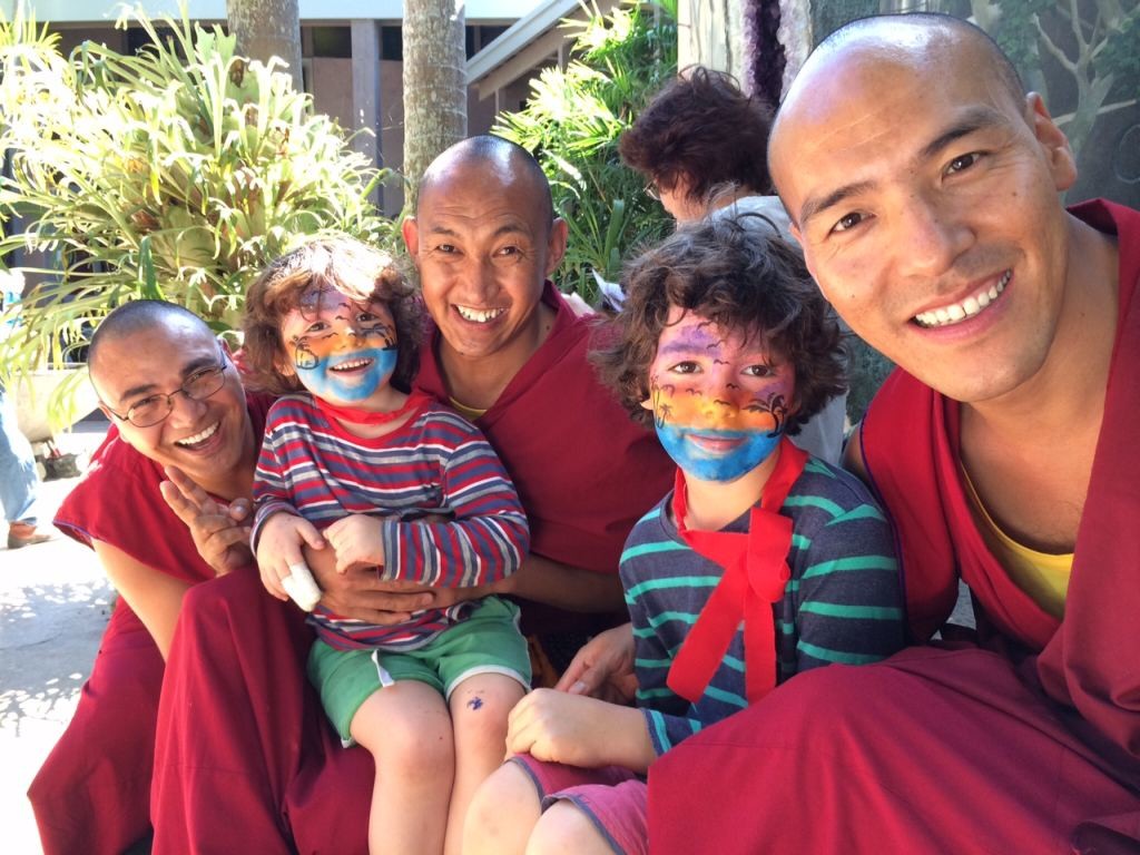 Gyuto monks and kids