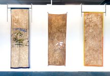 Exhibition open! Backyard Mix, Honey for the bees by Emily Imeson