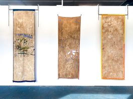 Exhibition open! Backyard Mix, Honey for the bees by Emily Imeson